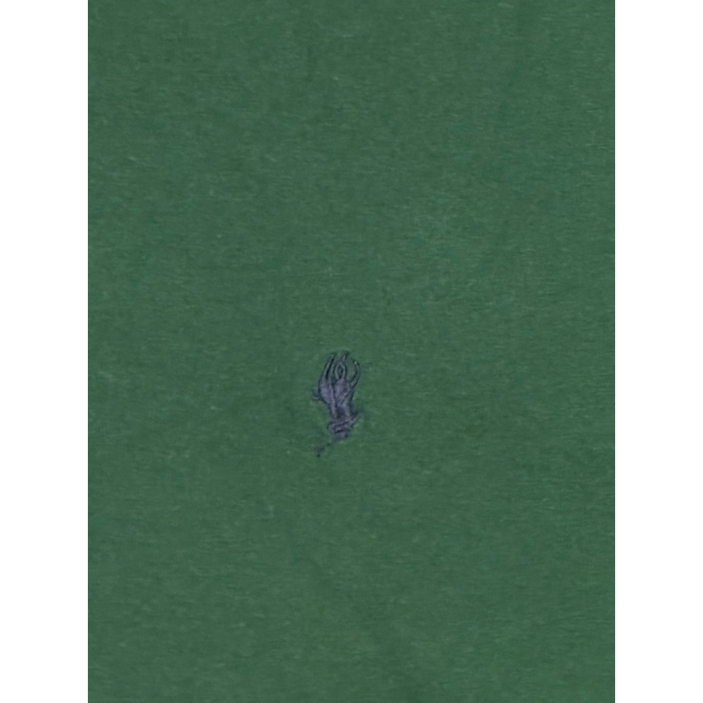 Ralph Lauren Polo Mens Long Sleeve Pony Logo Crew Neck Shirt Green/Navy Sz L - Picture 8 of 8